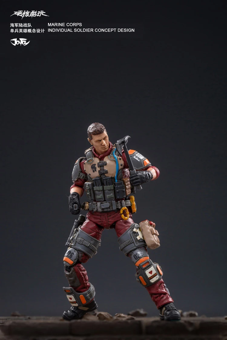 JOYTOY 1/18 фигурки 3 шт Морской корпус военный солдат фигурка модель игрушки коллекция игрушек