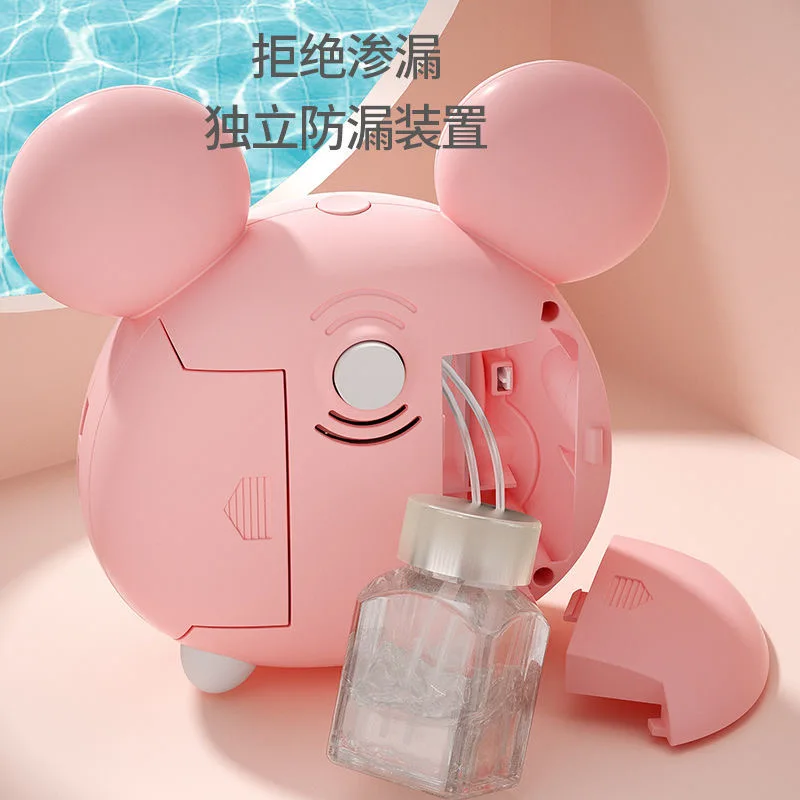 

1 Set Mickey Minnie Mouse Bubble Machine Music Colorful Lights Kids Bubble Toys Soap Water Bubble Machine Children Gifts Toys