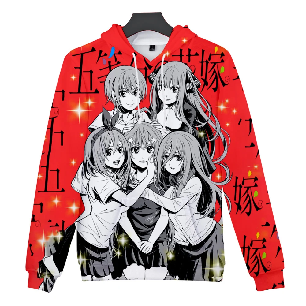 

Новое поступление, комиксные толстовки с объемным изображением квинтуплета, женские толстовки, мужские осенние повседневные красные пулов...