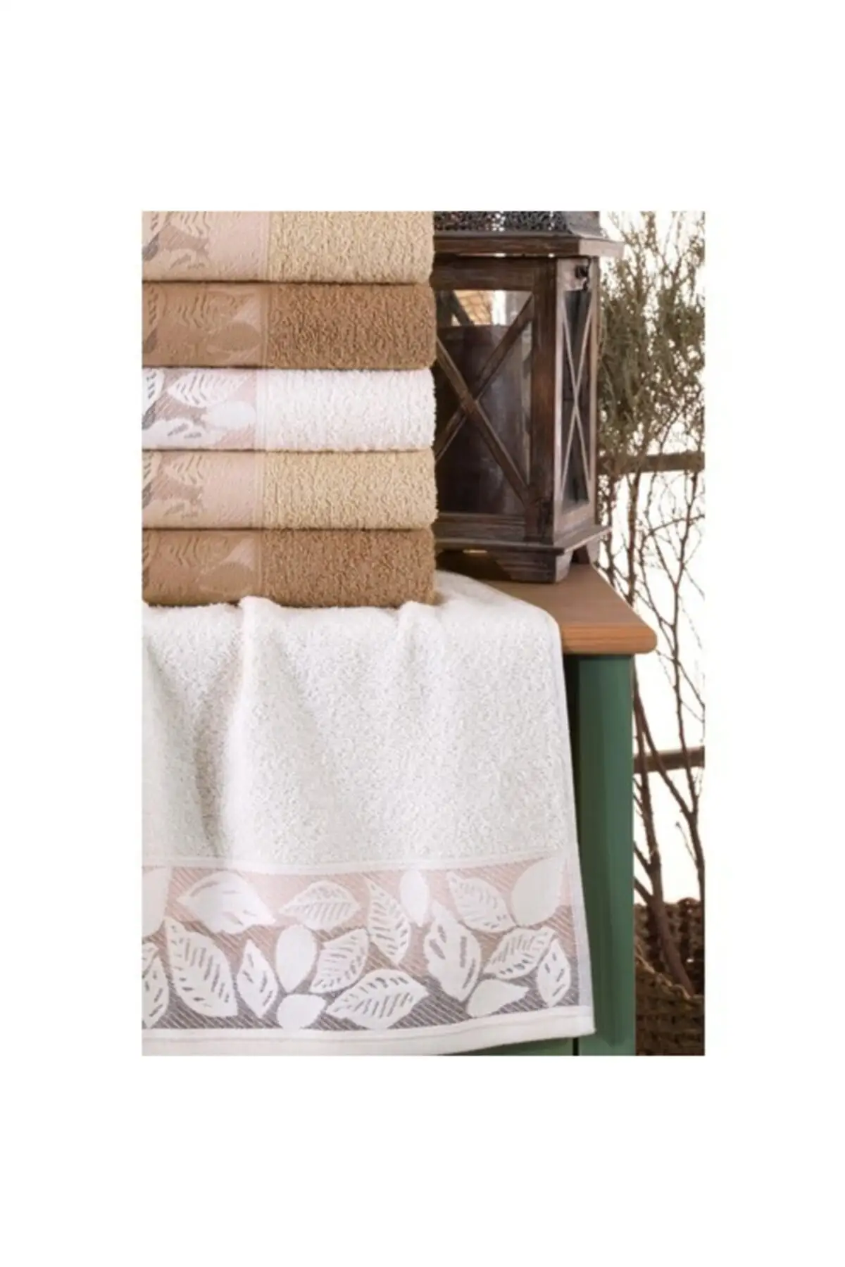 

Retro 50x90 Cm 6 Pieces Antibacterial Hand And Face Towel | 100 Cotton
