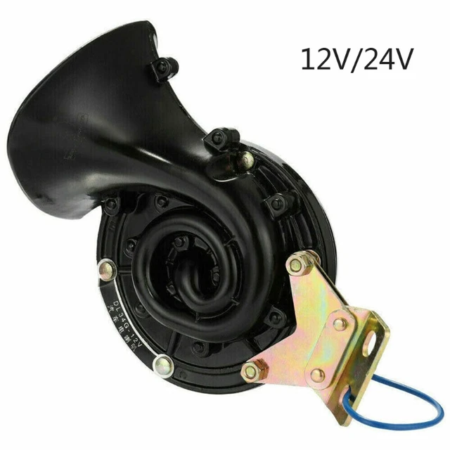 300DB 12V 24V Universal Electric Snail Air Horn Loud Sound For Car  Motorcycle Motorbike Waterproof - AliExpress