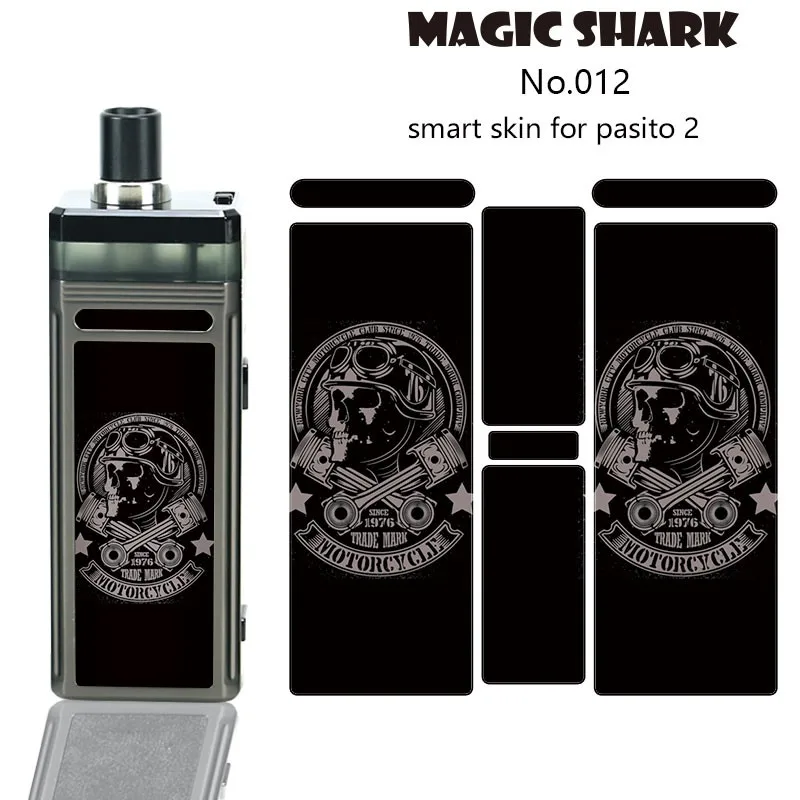 Волшебная Акула 2021 Счастливого Рождества цветок череп Пленка чехол для Smoant Pasito II