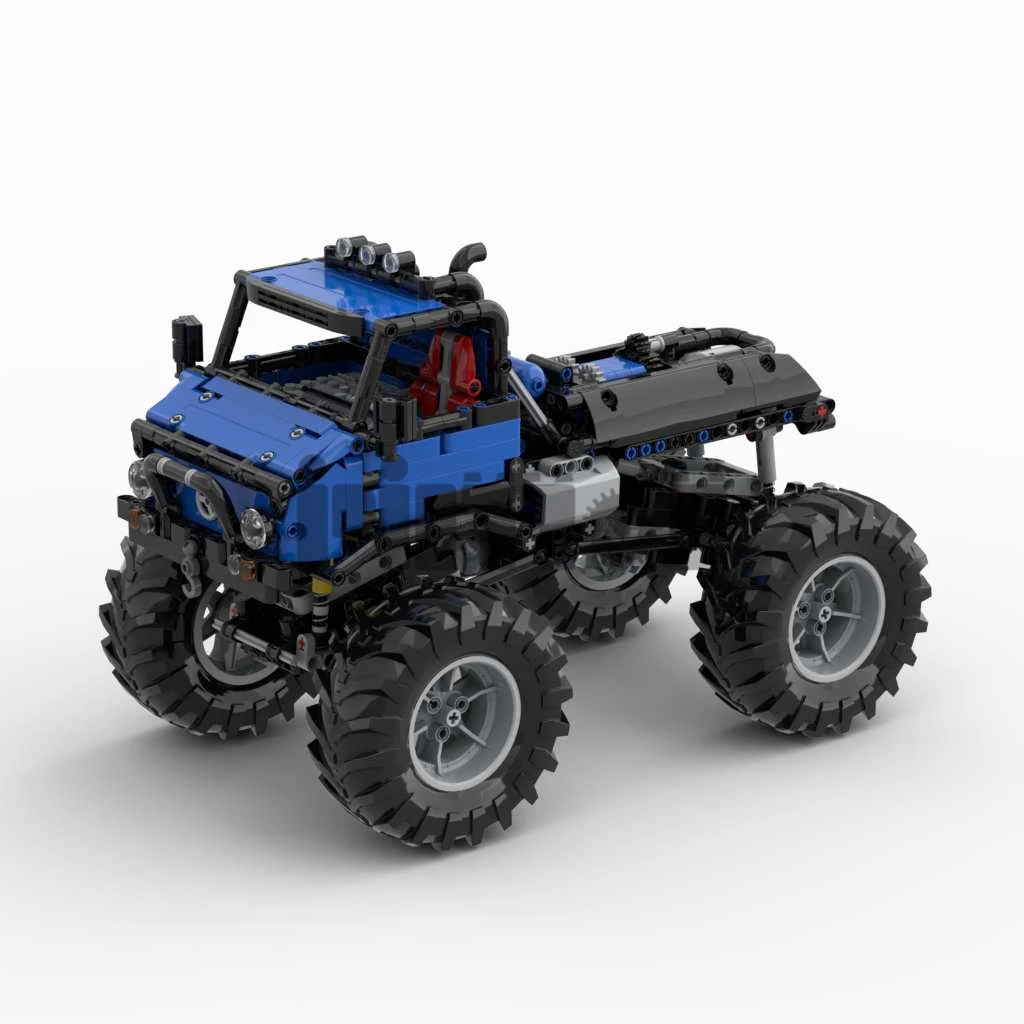 986 шт. Детский конструктор Unimog Bigfoot SUV с дистанционным управлением - купить по