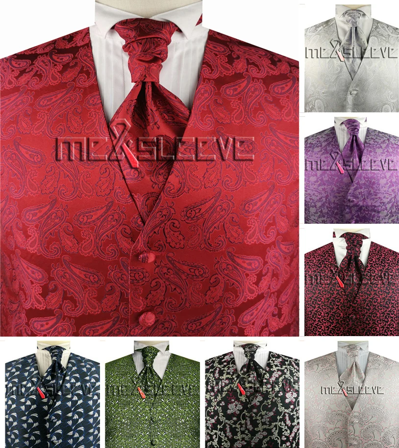 Прямая продажа с завода высококачественный Шелковый набор свадебных жилетов на