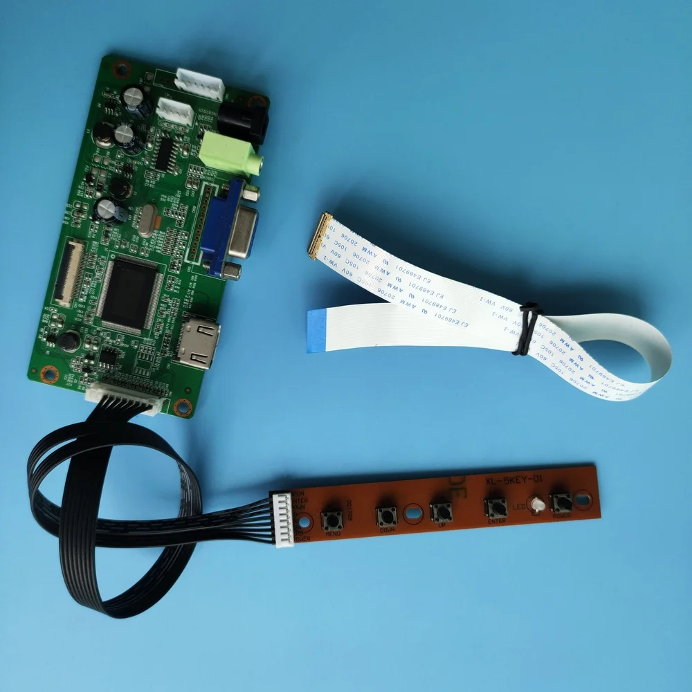 

Kit for B116XAN02.7/B116XAN02.2 Panel DRIVER SCREEN 1366X768 display monitor DIY VGA LCD EDP Controller board 30pin 11.6"