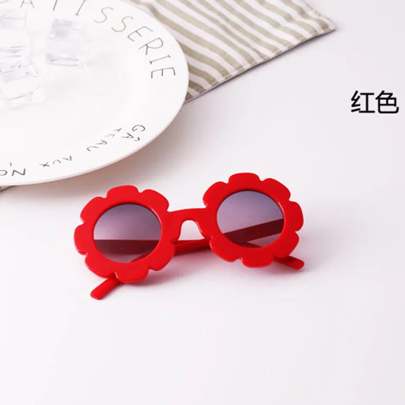 

New baby cute sunglasses Fashion decorative glasses Korean flower Sunglasses children's personality Sunglasses