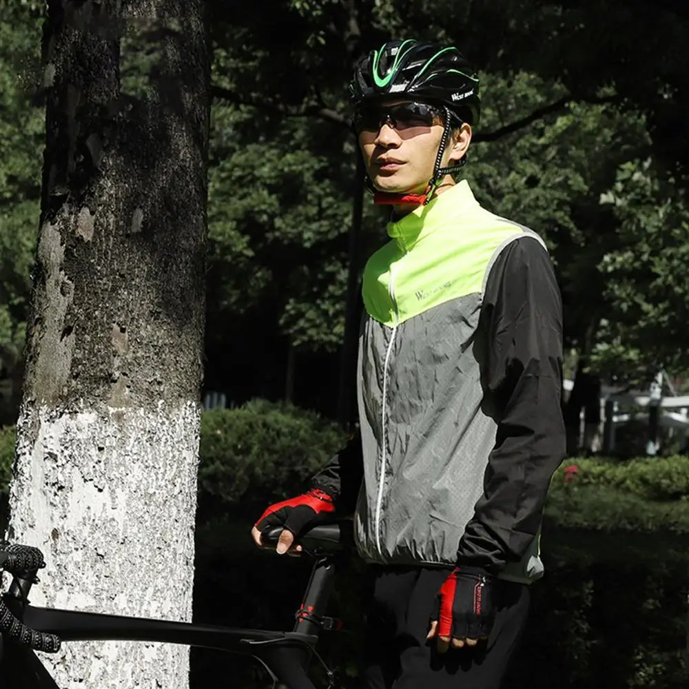 

Cycling Reflective Vest Night Riding Safety Clothes For Construction Traffic Warehouse Visibility Security Jacket