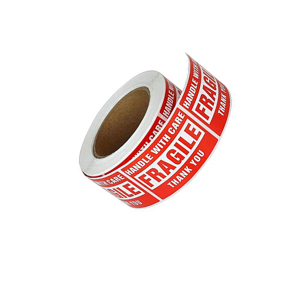 

500pcs/roll Fragile Stickers Please Handle With Care Warning Labels Sticker For Goods Decoration