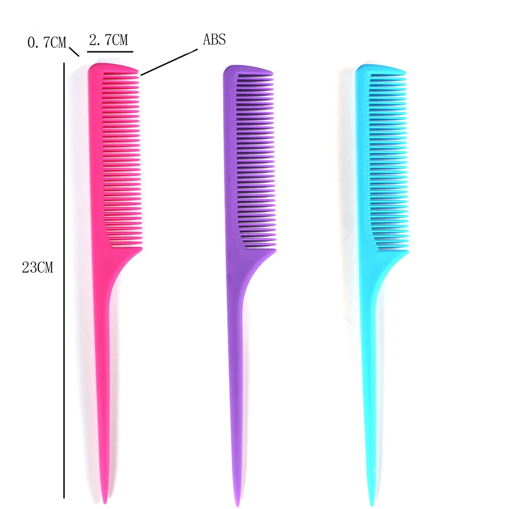 Расческа для волос 3 шт./компл. расческа розового фиолетового синего цвета сделай