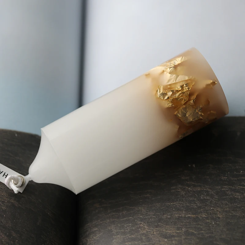 DIY свеча мыло изготовление золотой фольги DIY ручной работы материал Мыло Свеча украшение 2 г