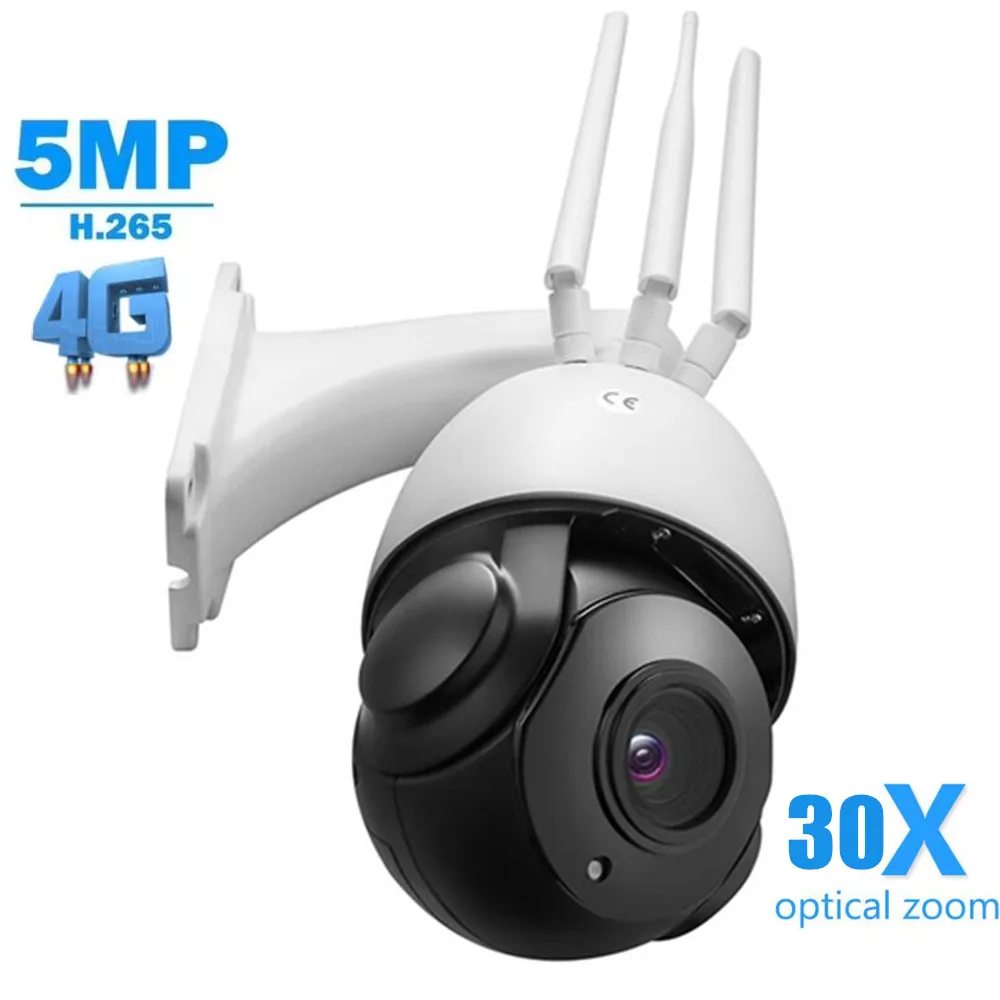 Скоростная купольная IP камера для домашнего видеонаблюдения HD 1080P PTZ 2 Мп 30