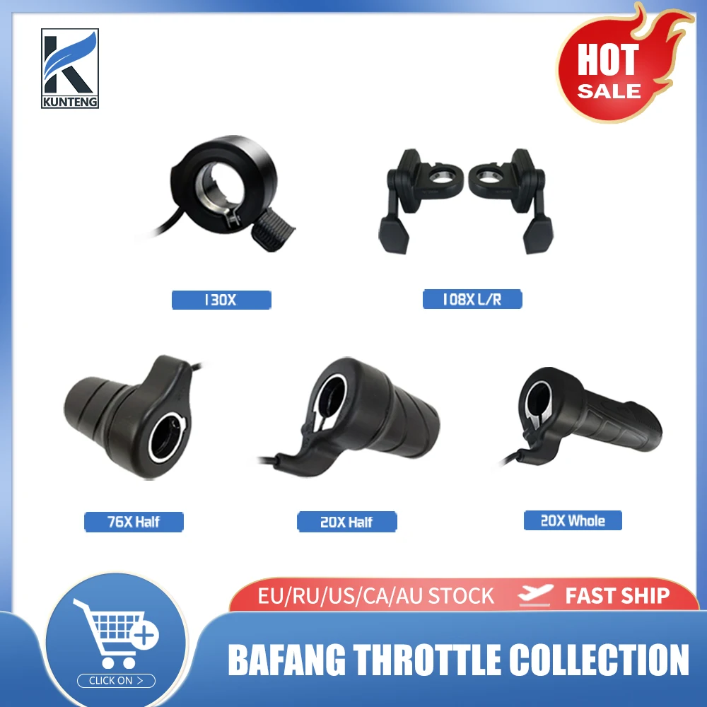 BAFANG 130X 108XL/108XR большой палец дроссельная заслонка 76X/20X половина 20X полный поворот 3