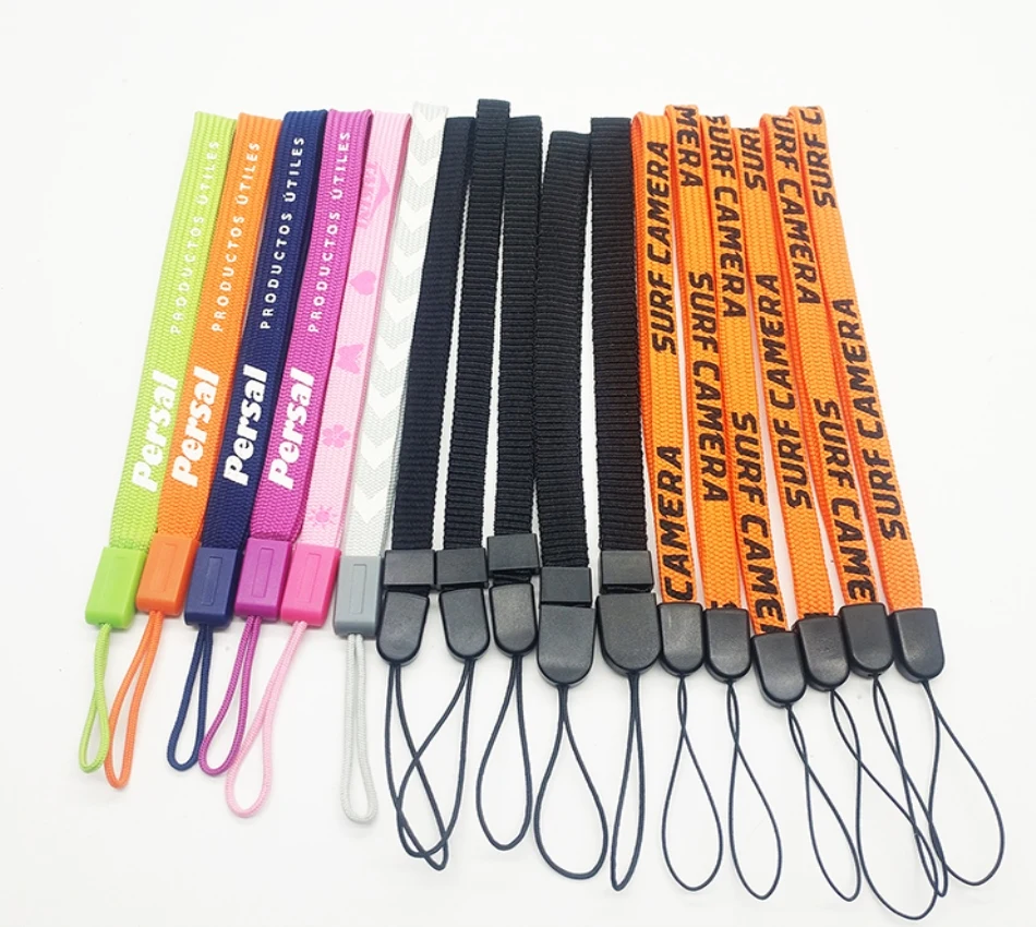 

Polyester Phone String Bracelet Logo Silk Screen Print/Sublimation Print Strap Wristbands For USB Camera Umbrella 5000pcs/Lot
