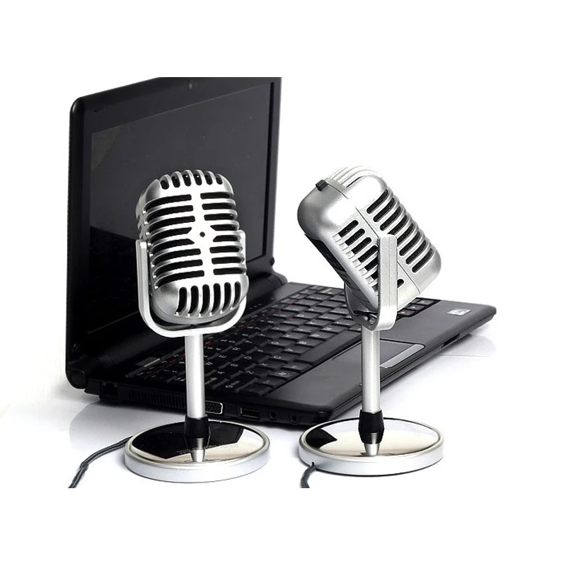 Classical Design Vintage Retro Condenser PC Laptop Studio Gooseneck Microphone MIC | Электроника