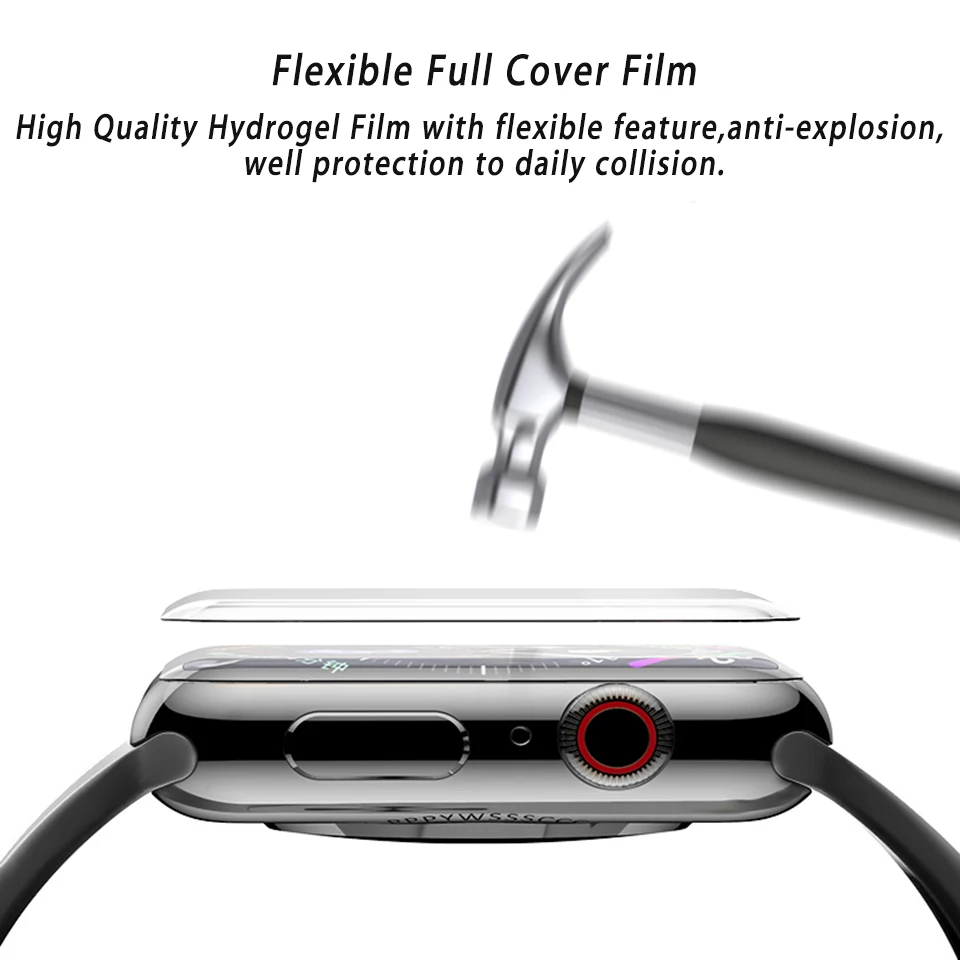 Фото Screen Protector for Apple Watch 6 iWatch SE 5 4 40MM 44MM Soft Full Protective Film 3 2 1 38MM 42MM Not Glass Электроника Screen Protector for Apple Watch 6 iWatch SE 5 4 40MM 44MM Soft Full Protective Film 3 2 1 38MM 42MM Not Glass Электроника
