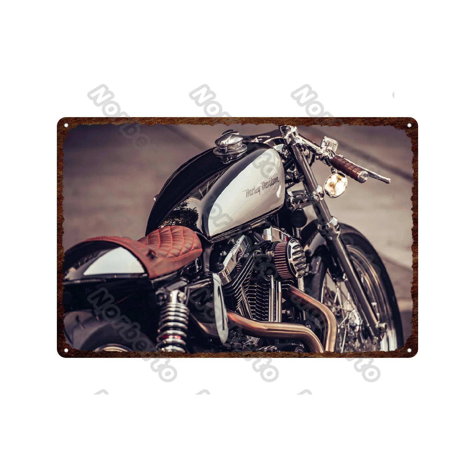 

Vintage Motor Signs Metal Plate Poster Fierce Locomotive Pub Bar Home Decorative Poster Plaque Vintage Tin Home Wall Decoration