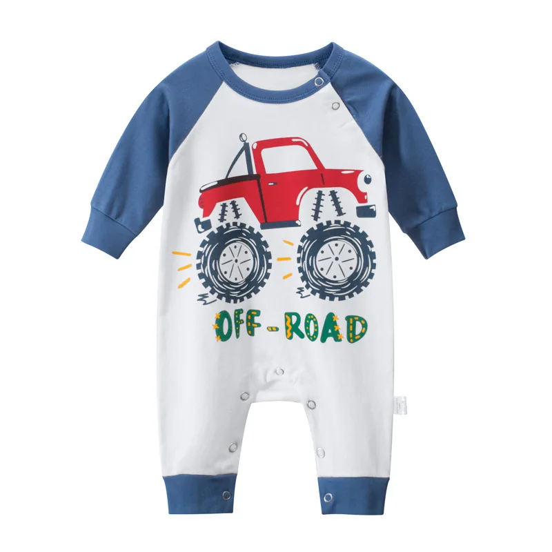 Baby romper newborn boys jumpsuit for toddler cartoon truck bus cheap clothes clothing |