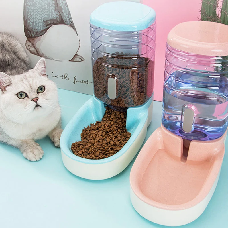 Высокое качество 3 8 л Pet автоматическая кормушка для кошек и собак Еда диспенсер
