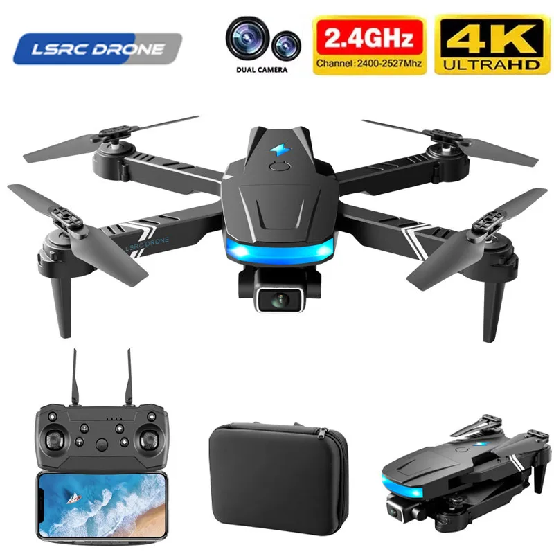 Новинка LS878 мини Дрон 4K HD широкоугольная двойная камера FPV поддерживаемый по