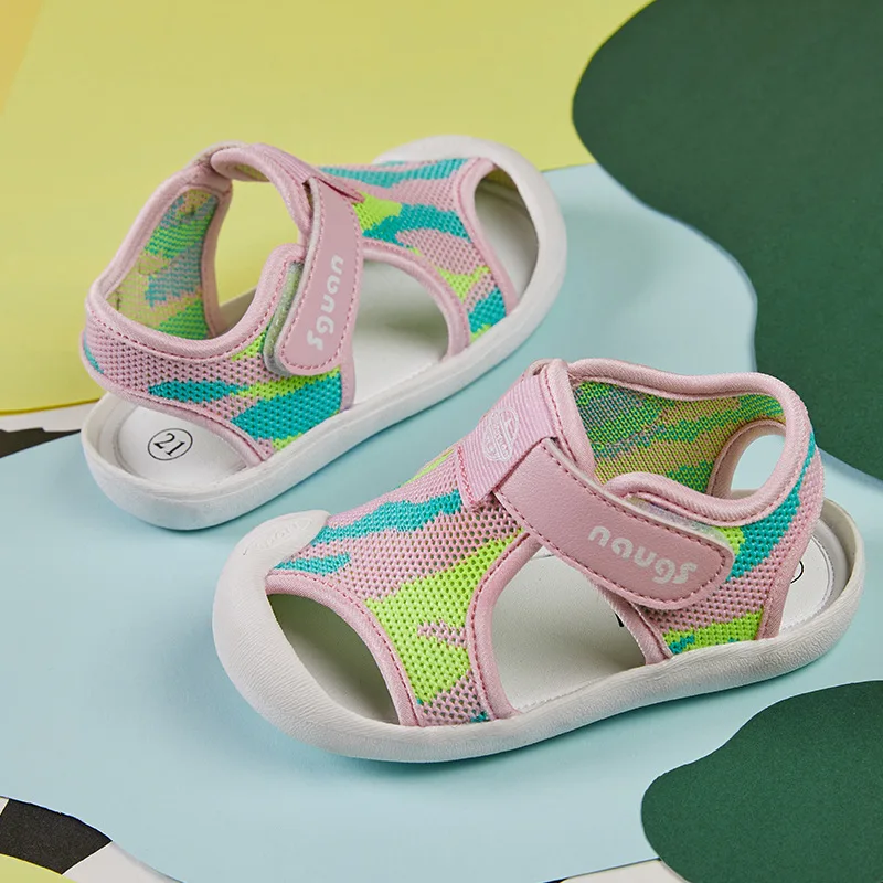 

2021 Summer Baby Sandals for Girls Boys Soft Bottom Cloth Children Shoes Fashion Little Kids Beach Sandals Toddler Shoes