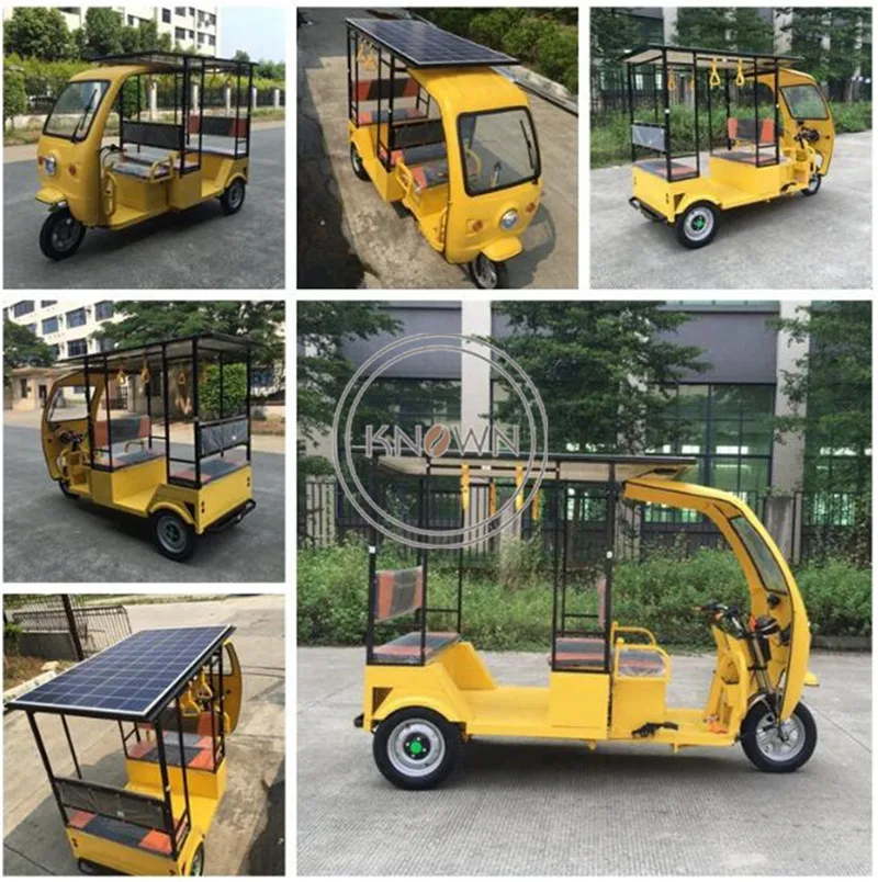 Трехколесный электрический трехколесный велосипед для взрослых 6-7 пассажиров