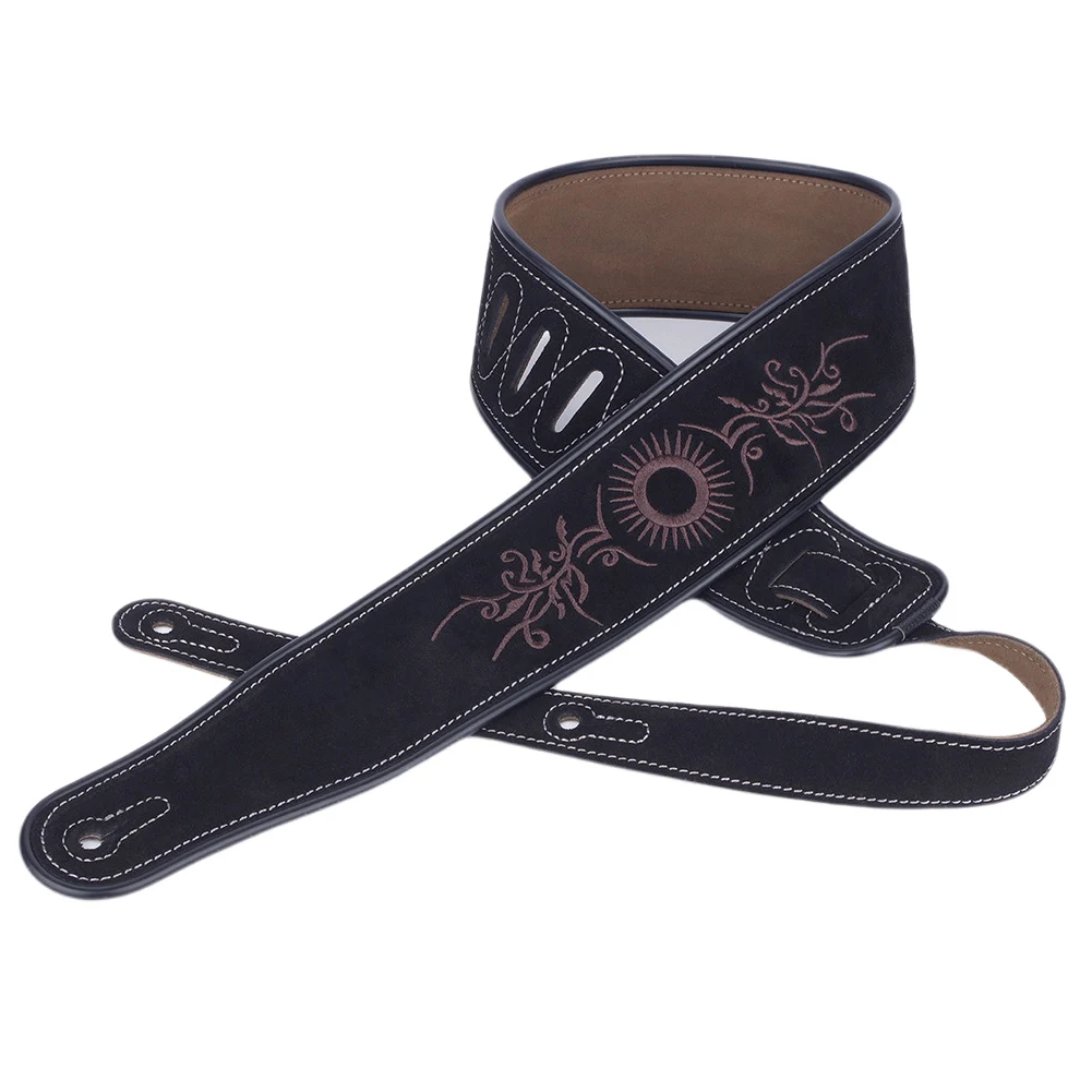 

Musical Accessories Adjustable Length Matte Wear Resistant Bass Folk Acoustic Electric Guitar Strap Belt Replacement Vintage