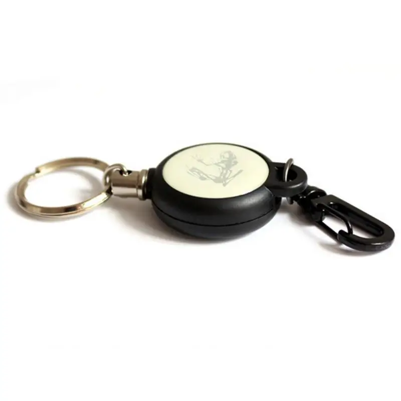 Трос для кемпинга телескопическая охранная цепь держатель ключей Тактический