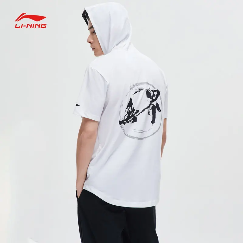 (Break Code) мужская тренировочная футболка Li-Ning с воздушно-качающимся воздухом 92%