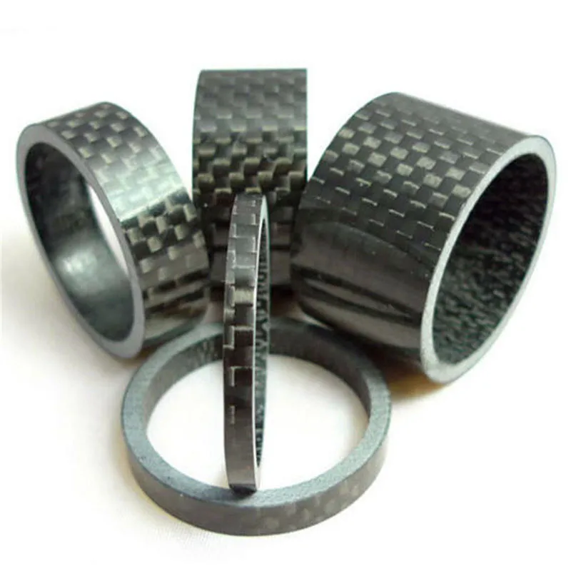 

1/8" Matt UD Carbon Bicycle Spacer Set 3K Glossy Carbon Spacers Headset Spacer MTB 3MM 5MM 10MM 15MM 20MM Road Bike Spacers Kit