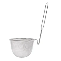 kitchen spaghetti strainer basket spoon with handle noodle colander stainless steel spoon net for chinese spicy hot pot
