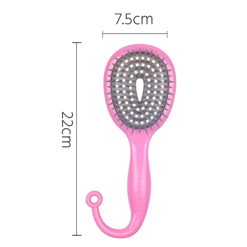 

Massage Detangle Hairbrush Men Women Wet Comb Professional Hair Brush Scalp for Salon Hair Hairdressing Tools