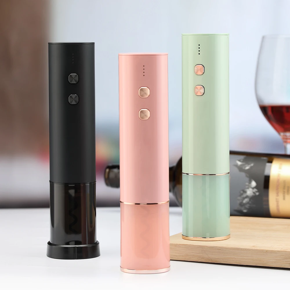

Rechargeable Wine Opener Electric Corkscrew Foil Cutter Set Automatic Bottle Opener for Wine Kitchen Gadgets Bottle Opener