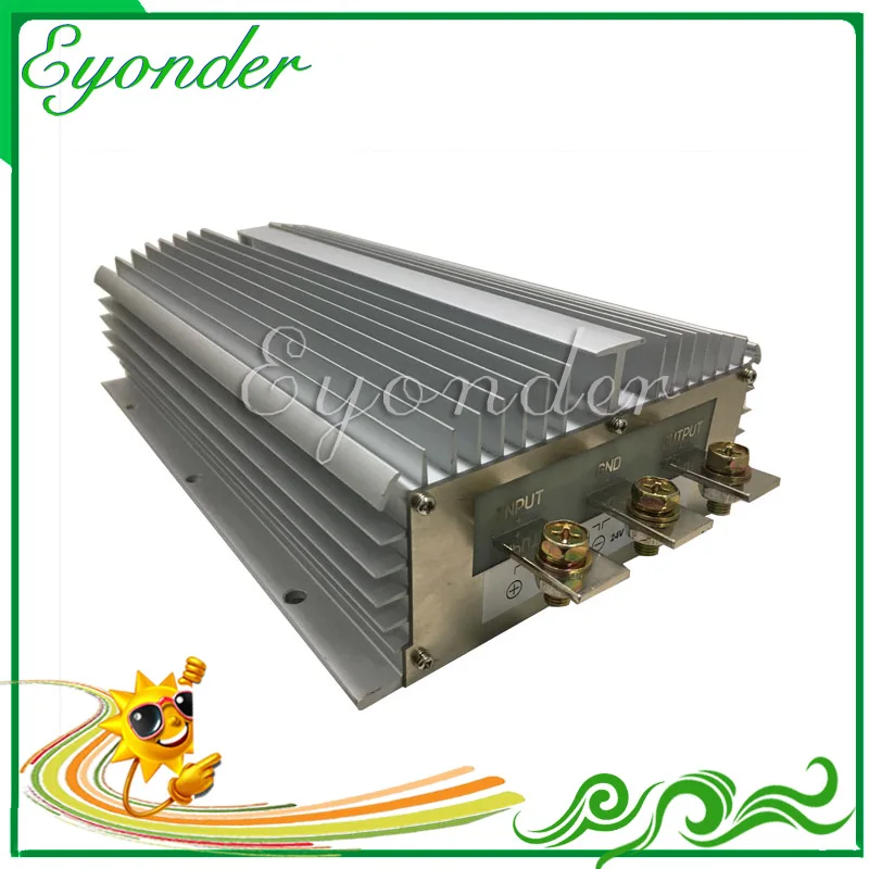 

Eyonder boost dcdc converter step up 10v 11v 13.8v 14v 15v 12v to 24v 100a 2400w voltage high power supply module