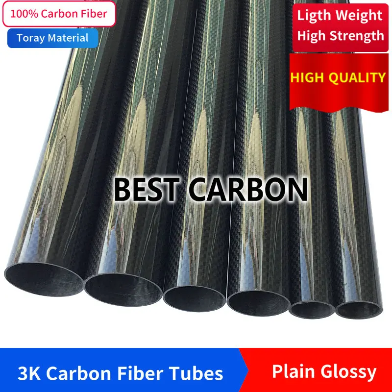Трубка из углеродного волокна 4 5 6 7 8 9 10 11 12 мм с длиной 500 высококачественная