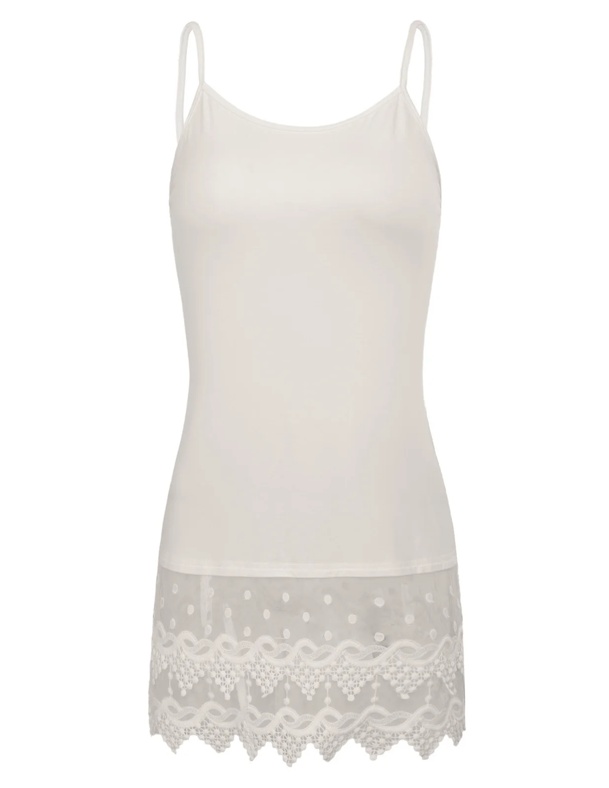 

Womens Comfy Spaghetti Straps Modal Tops Camisole Cami Lace Tank Tops Casual
