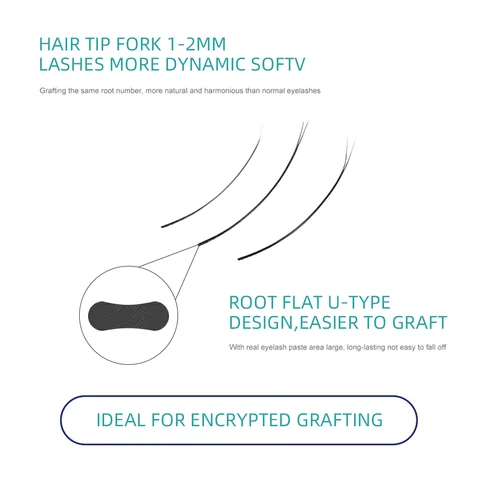 Flat False Lashes for Extension
