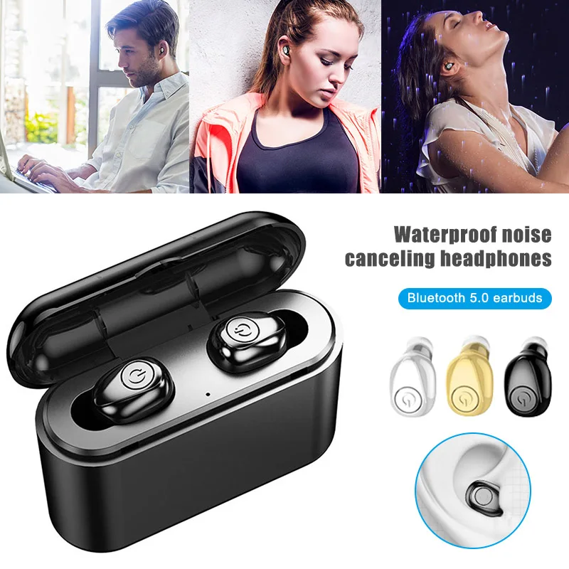 

Waterproof Wireless Communication Earbuds Earphones Wireless Headset Noise Cancelling ND998