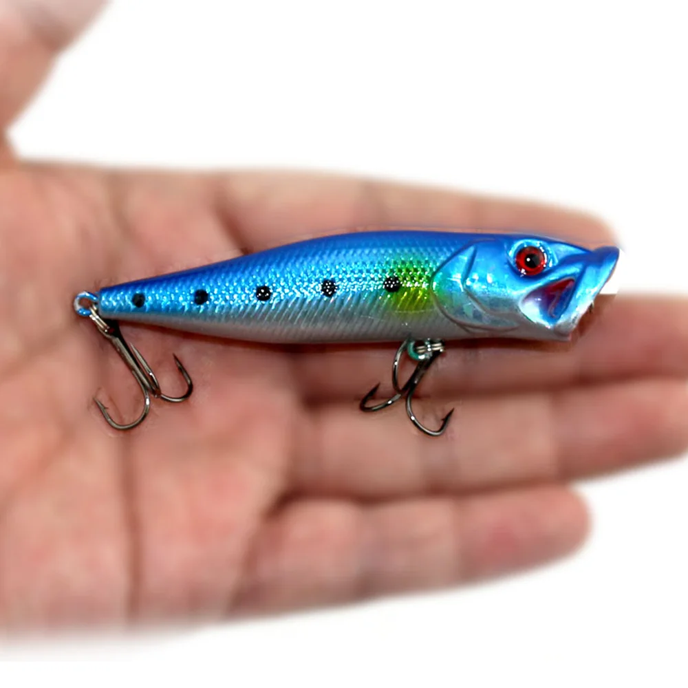 HENGJIA 1 шт. топвотер жесткая приманка поппер рыболовная 9 см 12 г группа рыб свимбейт