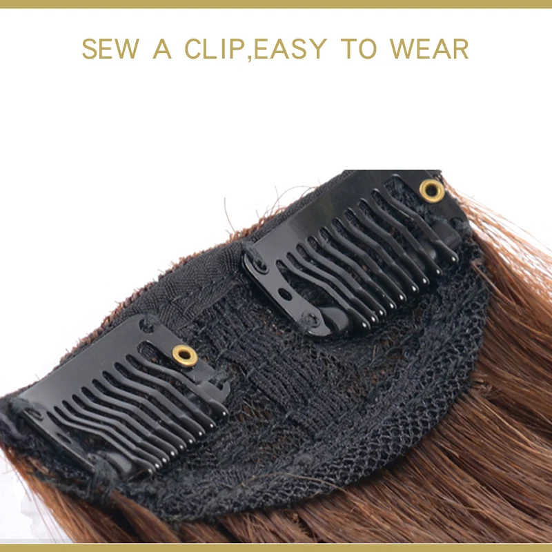 Натуральные Прямые волосы женские упругие синтетические материал волос ручная