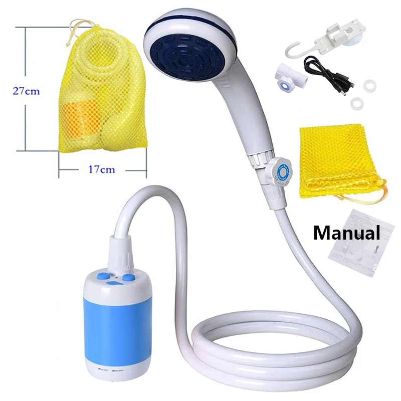 

2020 New Universal Car Washer Shower Set Portable Showers Head Electric Pump Outdoor Camping Travel Car Washer Hiking Pet Washer