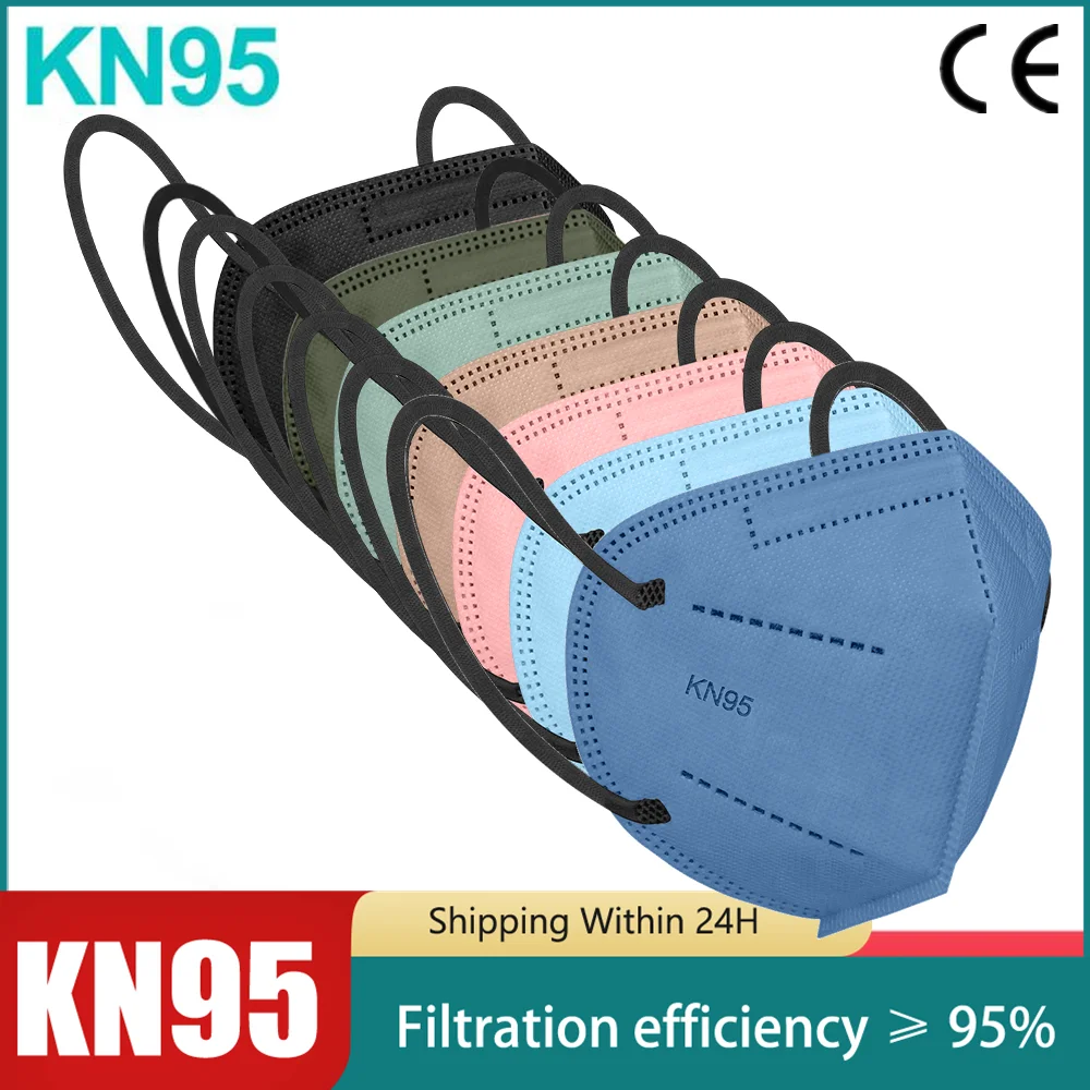 Маска KN95 Morandi маска ffp 2 сертификат CE FFP2mask 10-100 шт. Mascarilla FPP2 Homologada взрослые FP2 маски