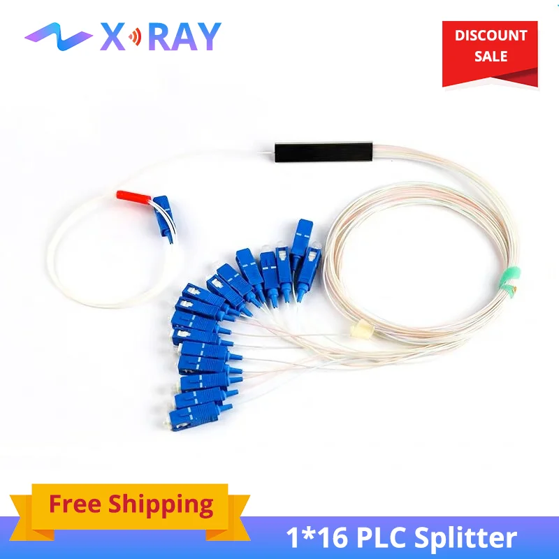 1x16 SM SC/ UPC PLC волоконно оптический сплиттер pigtail|Оптоволоконное оборудование| |