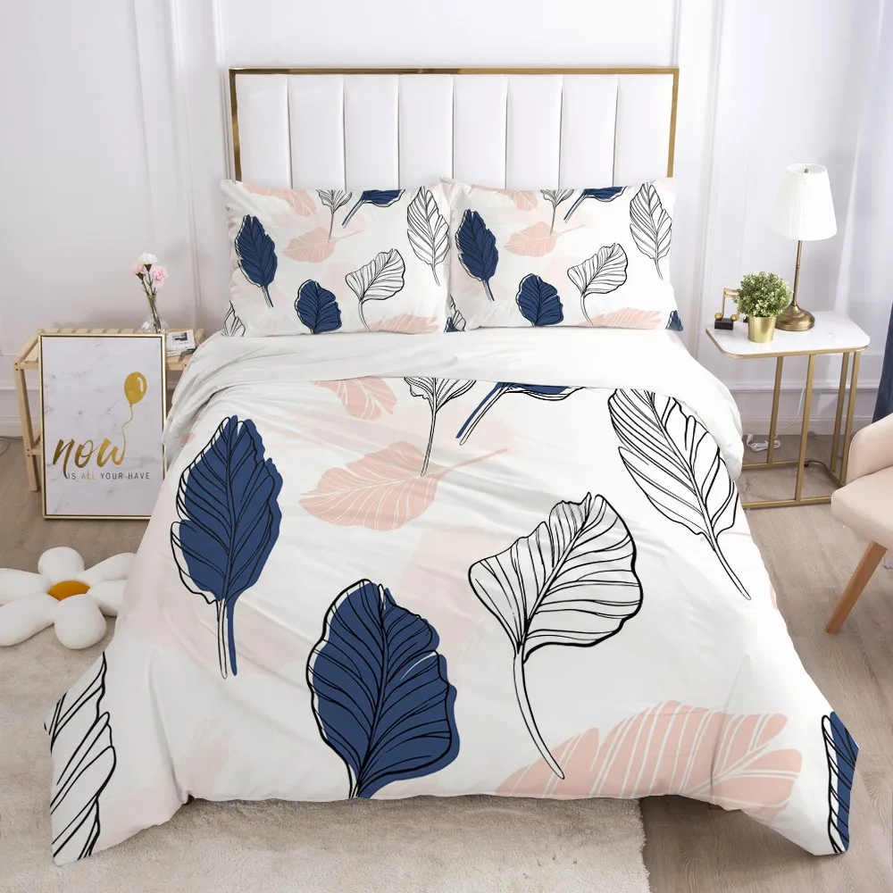 

3D Bedding Sets Quilt Covers Pillow Shams Duvet Cover Sets Bedclothes Bed Linens King Queen Full Simple Flower Home Textile