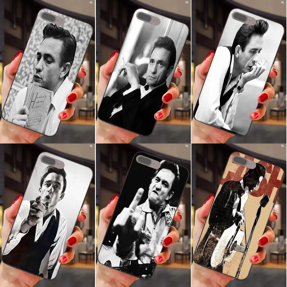 Johnny Cash Поднимите средний палец для Huawei nova 2 Plus 2S 3i 4 4e Y3 Y5 II Y6 Y7 Y9 Lite Prime 2017 2018