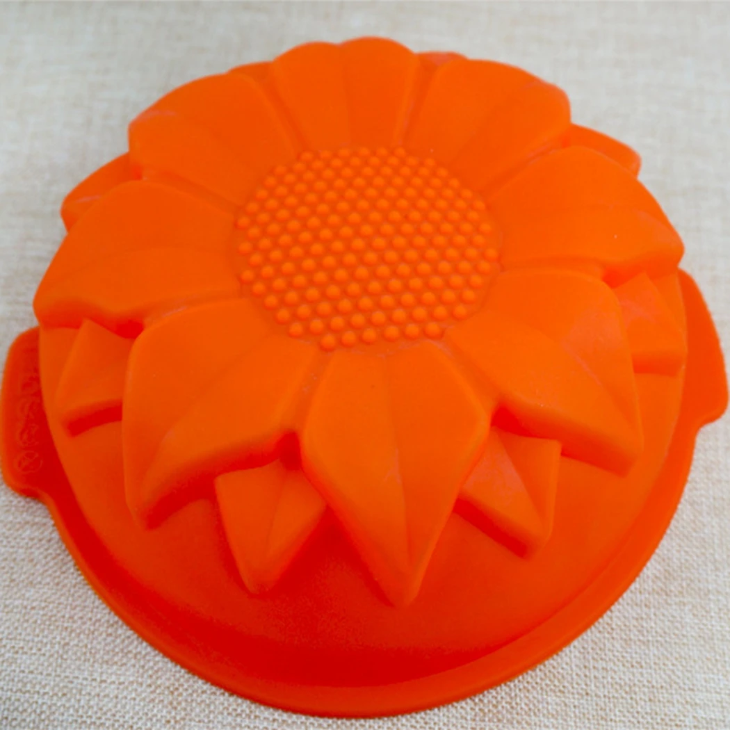 

Justdolife 3D Flower Shape Mold Silicone Chocolate Cookie Muffin Baking Tool Sponge Mousse Dessert Cake Decorating