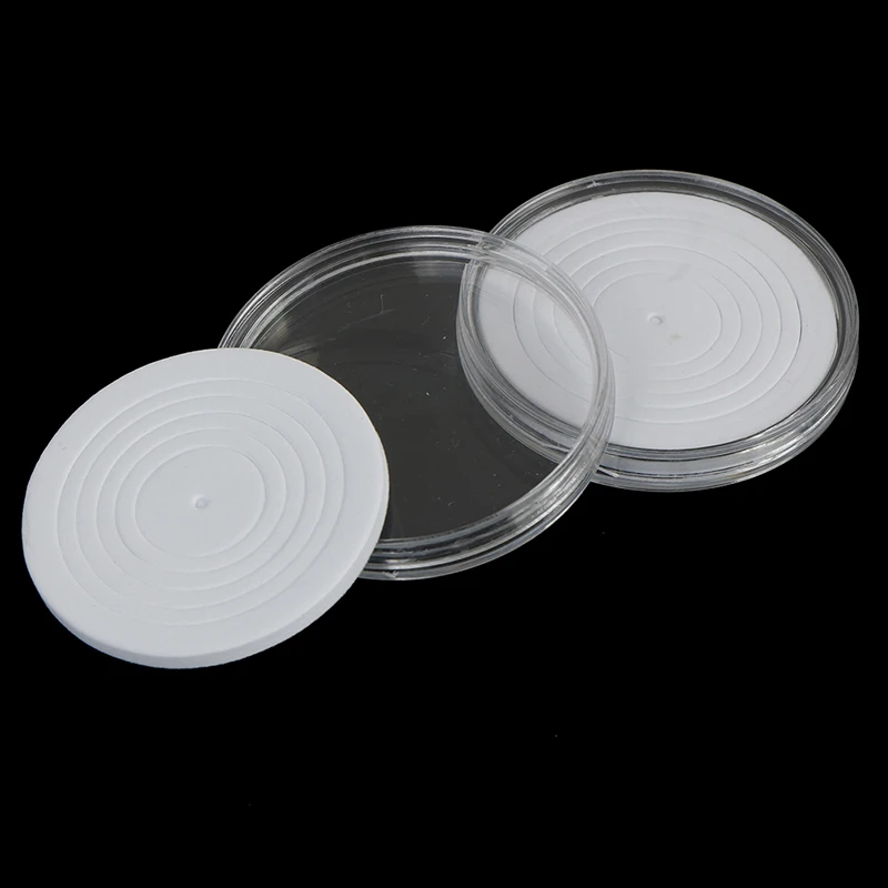 1 набор прозрачный контейнер для хранения монет диаметр 46 мм|Коробки и ящики