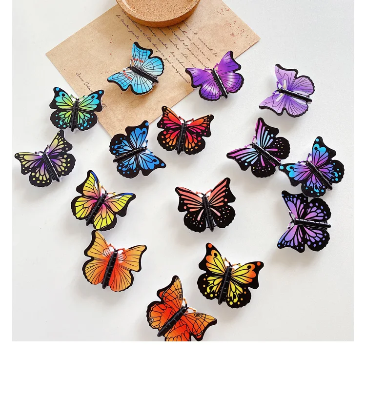 1 шт. Цвет узор бабочки мобильный телефон держатель складной стрейч кронштейн DIY