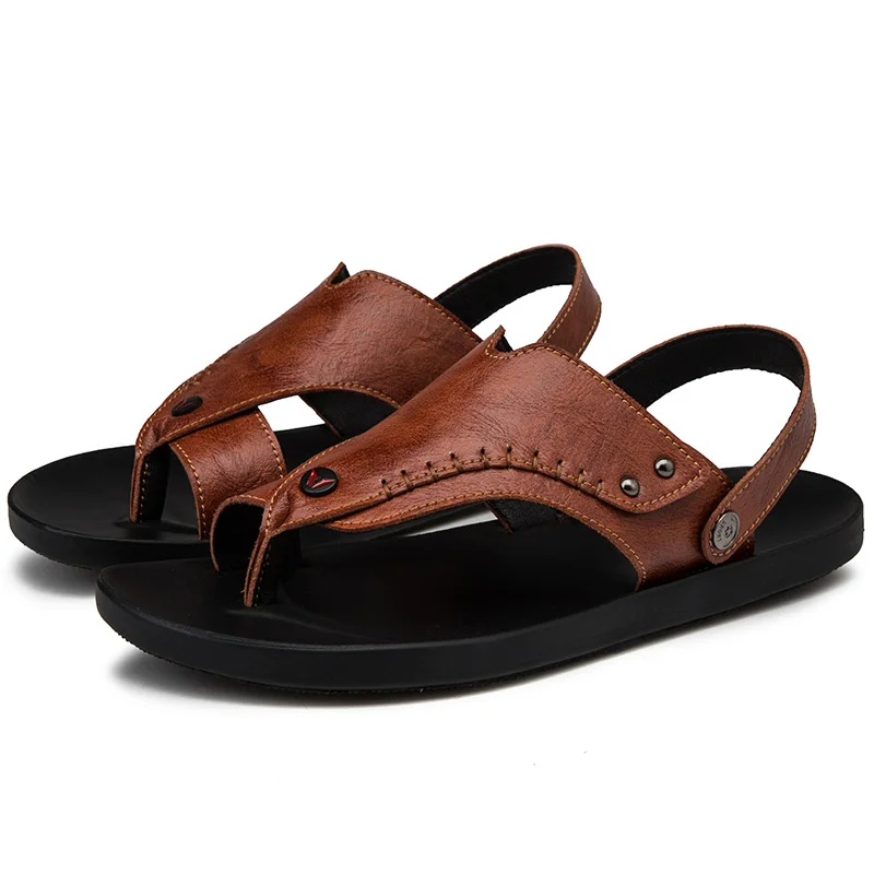 2020 римские herren erkek sandalia sandalle de beach Мужские piel slide ete cuir туфли Плайя мужские сандалии