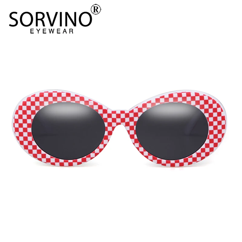 Женские Овальные Солнцезащитные очки SORVINO маленькие леопардовые в стиле ретро