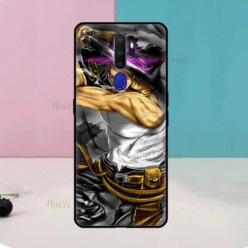 Yami Sukehiro черный клевер аниме для OPPO A53 A31 A9 A5 2020 F5 F7 A1K A15 A3S A5S A83 A91 A93 A52 A72 Reno2 Z чехол